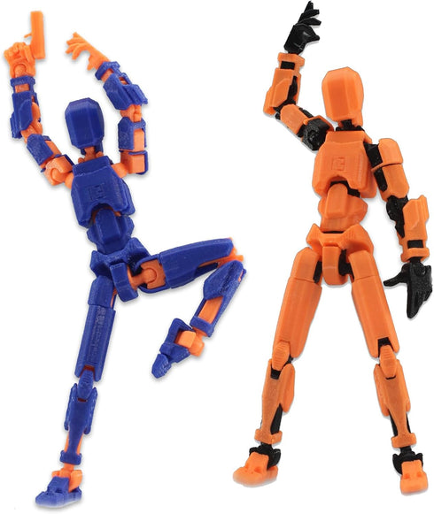 T13 Action Figure Already Assembled, Titan 13 Action Figure, T13 Action Figure 3D Printed Multi-jointed Movable, Dummy 13, Nova 13, Robot 13 Actio...