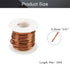 Fielect 0.38mm Inner Dia Magnet Wire Enameled Copper Wire Winding Coil 164Ft Length QA-1-155 2UEW Model Widely Used for A Variety of Motors...