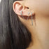 Dagger Hoop Cuff Earrings S925 Sterling Silver Cubic Zirconia Hypoallergenic Cartilage Earrings Huggie Ear Piercing Sword Small Dangle Drop for Wo...
