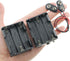 E-outstanding AA Battery Holder 2Set 6x1.5V AA Black Thicken Battery Holder Case Box with I Type Wired Battery Clip Standard Snap Connector...