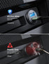 AINOPE 2 Pack Fast Mini Car Charger Adapter, 4.8A Metal Cigarette Lightter USB Car Charger Flush Fit, Dual Port Fit for iPhone 16 15 14 13 12 Pro ...