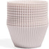 The Silicone Kitchen Reusable Silicone Baking Cups, Non-Toxic, BPA Free, Dishwasher Safe, Jumbo, 12 Pack, Designer White...