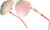FEISEDY Retro Polarized Pilot Sunglasses for Women 70s Vintage Trendy Shades B4147...