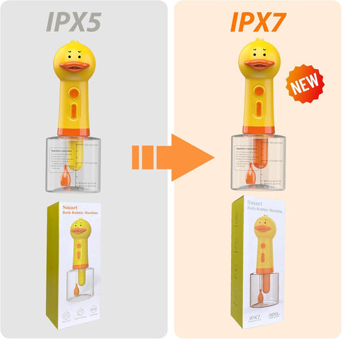 Electric Dog Cleaning Foam Machine, Automatic Dog Soap Dispenser for Bath, Rechargeable Pet Shampoo Mixing Bottle for Cleaning, IPX7 Waterproof Do...