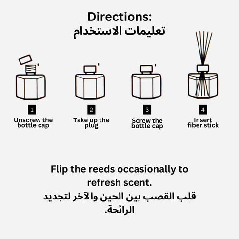 Global Fashion Reed Diffuser - Aromatherapy Reed Diffuser Air Freshener Fragrance - Perfect for Home & Office - 100ml, 03ABDA...