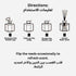 Global Fashion Reed Diffuser - Aromatherapy Reed Diffuser Air Freshener Fragrance - Perfect for Home & Office - 100ml, 03ABDA...