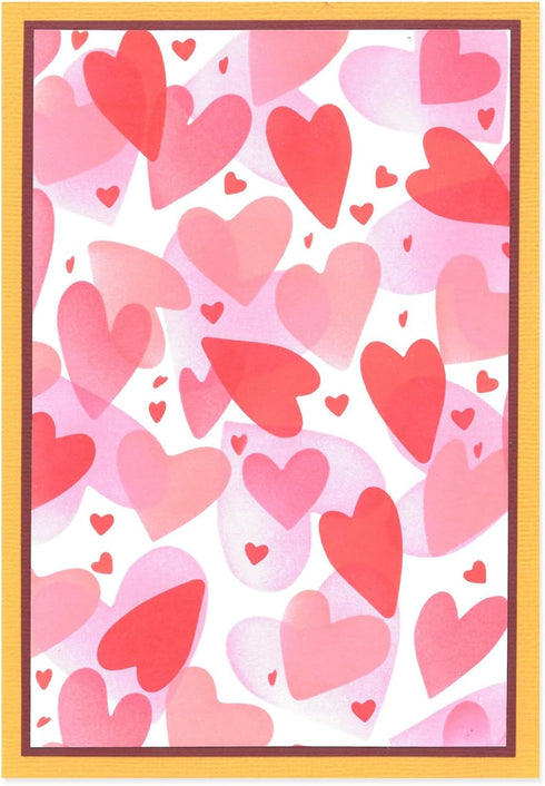 A6 Layered Stencils 4PK Mark Making Hearts by Kath Breen...