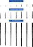 XDT#725 Fine Detail Brushes 7pcs Set, Detail Paint Brushes for Acrylic Oil Watercolor, Miniature Paint Brushes for Art Painting Body Painting Face...