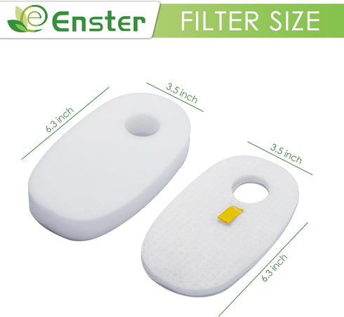 Filter Replacement for Shark Rocket DeluxePro TruePet Vacuum HV319Q, HV320, HV320C, HV320W, HV321, HV322Q, HV322, HV324Q, HV325, UV330,UV422,UV422...