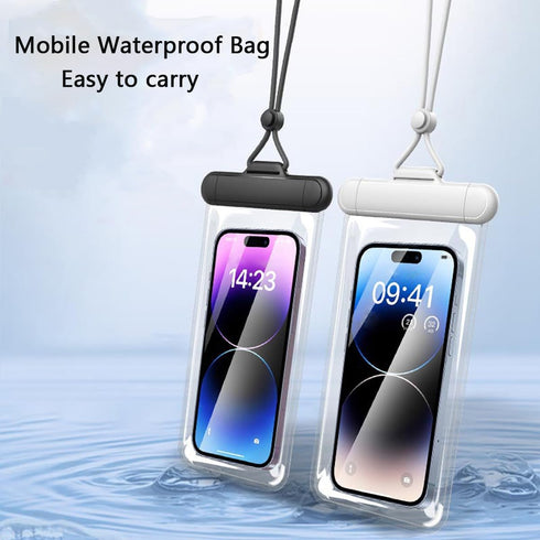Waterproof Phone Pouch Case,Waterproof Cell Phone Dry Bag?Phone Pouch for Beach Kayaking Travel Drifting Swimming?Underwater Dry Bag for Phone Pro...