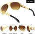 zeroUV Large King of Rock Rock & Roll Aviator Sunglasses...