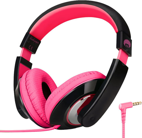 rockpapa Comfort Kids Headphones for School, Lightweight Childrens Boys Girls Teens Over-Ear Headphones Wired 3.5mm for CD DVD Player Tablet Phone...