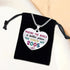 19th Birthday Gifts for Women - Born In 2005 Birthday Gifts - Engraved Stainless Steel Heart Pendant Necklace - 19 Year Old Girls Birthday Gift...