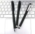 Black Gel Ink Rollerball Pens 1.0mm Gel Pens 2-in-1 stylus Pens 1.0mm Medium Point Pen for Office, Black gel ink(18 Pack-Black)...