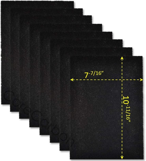 8-Pack Exact Fitment Pre-Filter Designed to Fit Honeywell Air Purifier Models HA090, HPA090, HPA094, HPA094WMP, HA100, HPA100, HPA104, HPA105-TGT,...