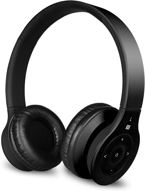 BH-530-B Bluetooth Headphone with Soft Fit Ear Covers, Built-In Microphone, Black...