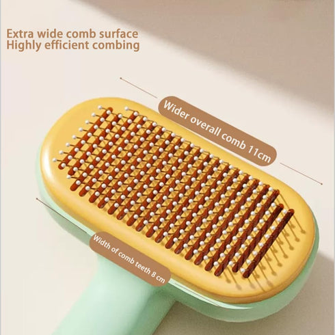 Hesheng Self Cleaning Slicker Brush,Pet Grooming Brushes For Long Short Haired Dogs Cats, Removes Loose Undercoat & Tangled Hair And Shedding Hair...