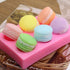 6-Cavity 3D Macaron Hamburger Silicone Mold for Fondant, Cake/Cupcake Decorating, Baking, Gum Paste, Chocolate, Candy, Polymer clay, Mini Soap, Ba...