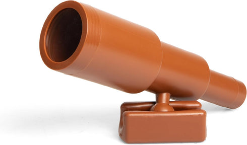 Barcaloo Playhouse Accessories for Kids Outdoor Playset - 11 inch Brown Pirate Playground Telescope Attachment for Backyard Treehouse, Jungle Gym ...