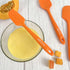 Chef Series 3 Piece Silicone Spatula Set - 600°F Heat Resistant Non Stick Rubber Kitchen Scraper Spatulas for Cooking, Baking, and Mixing – BPA Fr...