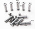 EDC Pocket Knives Handle Pivot Pin Screw Rivets, Folding Knife Gripes Shaft Fasteners,DIY Knife Handle Studs,Pack of 10pcs...
