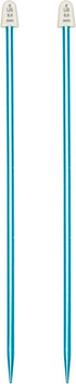 Susan Bates 10-Inch Silvalume Single Point Knitting Needle, 5mm, Turquoise...