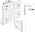 Gutter Mount for eufy Security Solocam S340 Solar Security Camera (White)...
