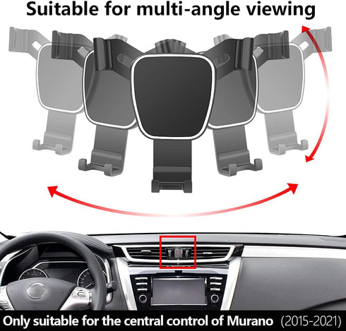 Car Phone Holder for 2015-2024 Nissan Murano Auto Accessories Navigation Bracket Interior Decoration Mobile Cell Phone Mount...