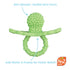 RaZbaby RaZbuddy RaZberry Teether/Pacifier Holder w/Removable Baby Teether Toy - 0M+ - Bpa Free (Dragon)...