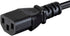 Monoprice Power Cord - NEMA 5-15P to IEC 60320 C13, 18AWG, 10A/1250W, 125V, 3-Prong, 8ft, Black...
