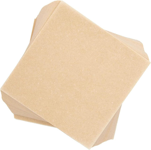 Juvale 1000 Sheets Precut 4x4 Parchment Paper Squares, Bulk Brown Unbleached Liners for Baking, Cookies, Hamburger Patty Press...