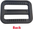 30 Pcs 1 Inch Plastic Slide Buckle Tri Glides Slides for Webbing, Clothing, Fasteners Strap and Backpack Bags...