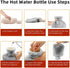 Hot Water Bottle with Soft Cover - 2 Liter Large - Removable Hot Water Bag for Pain Relief, Neck and Shoulders, Feet Warmer, Menstrual Cramps, Hot...