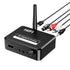Bluetooth 5.1 Receiver for Home Stereo, Digital to Analog Audio Converter for TV, 3.5mm Bluetooth Aux Adapter, HiFi, Wireless Audio Receiver, Opti...
