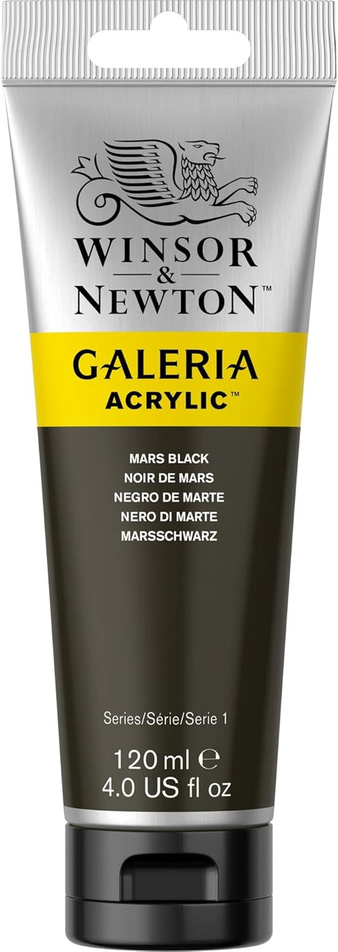 Winsor & Newton 120ml Galeria Acrylic Paint - Mars Black...