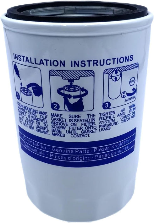 841750 Oil Filter Compatible with Volvo Penta 4.3 V6 4.3GL Engine Replace Sierra 18-7879,Mercruiser 35-802884Q Thread size M18 x 1.5...
