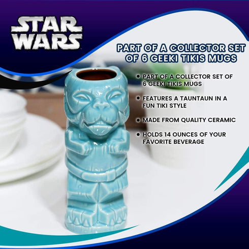 Geeki Tikis Star Wars Tauntaun Mug | Official Star Wars Collectible Tiki Style Ceramic Cup | Holds 14 Ounces...