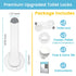 4our Kiddies Baby Toilet Lock (2 Pack) for Child Safety, Baby Proof Toilet Seat Lock with 2 Extra Pallet Fit for Most Standard Toilet, Easy Intall...