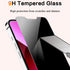 iPhone 13/13 Pro Privacy Screen Protector Mirrored Tempered Glass Film for iPhone 14, Perfect Mirror Effect, Shatterproof, Touch Sensitive, with O...