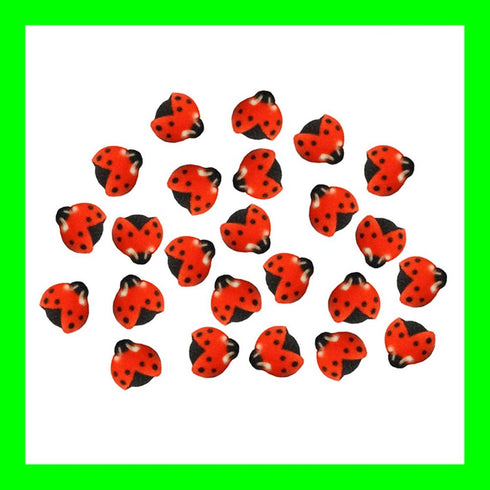 Lady Bugs Cake Dec-Ons Decorations Pack of 24...