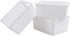 Obstnny Plastic Storage Baskets for Organizing, White Plastic Basket Bins, Set of 4...