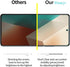 [2+2pack For Xiaomi Redmi Note 13 Pro+ Flexible Privacy Screen Protector(Not Tempered Glass) and Camera Lens Screen Protector,Anti-Spy Flexible TP...