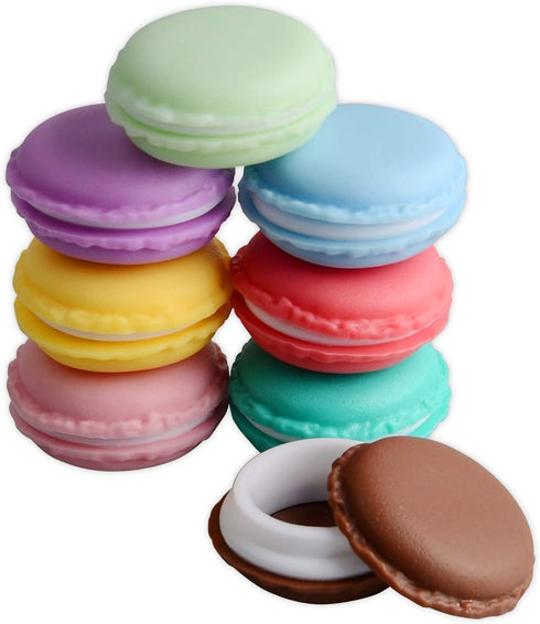 Coolrunner Macaron Case, Mini Macaron Box, Macaron Cute Pill Box, Colorful Macaron Jewelry Storage Box, Shape Storage Box Candy Cute Pill Organize...