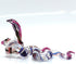 2 Red White Snake/Cobra Miniature Figurines Animals Hand Blown Glass Art Collectible Gift Decorate...