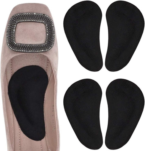 Dr. Foot's Arch Support Insoles for Flat Feet, Plantar Fasciitis, Relieve Pain for Women and Men (Black)...