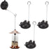 Yosoo 3 Pcs Bird Feeder Wall Mount, Feeders Birds Window Suction Cups with Hooks Suitable for Wind Plant Decoration Hanging...