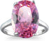 ASFKIPMF Women 925 Silver Oval Cut Pink Topaz Gemstone Gp Pink Austria Crystal Lady Bridal Wedding Engagement Zircon Cushion Cut Super Light Pink ...