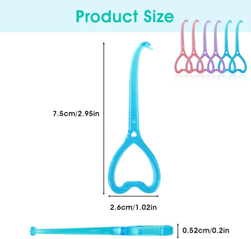 6Pcs Invisible Tooth Aligner Removal Tool, Removal Aligner Tool Kits Chewies and Removal Aligner Tooth Hook Oral Corrector Retainer for Invisible ...