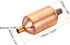 PATIKIL 3P Air Conditioner Filter Drier, Pure Copper Liquid Line Replacement for AC Heat Pump Refrigerator, Copper Tone...