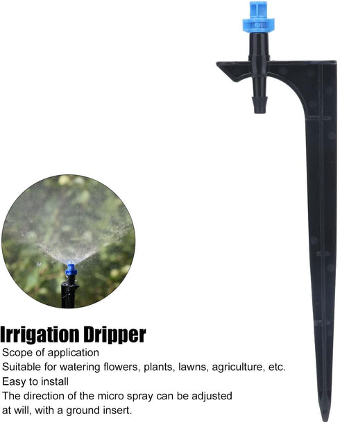 Irrigation Dripper, 20Pcs/Bag with Ground Insert Fruit Tree Drip Irrigation Emitters for Gardening,Drip Emitters Garden Irrigation Drippers Drip I...